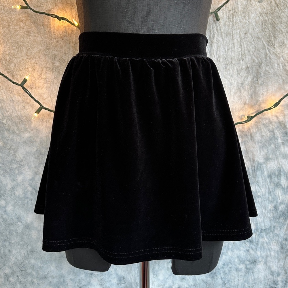 Rockets of awesome Black Velvet Skirt 8
